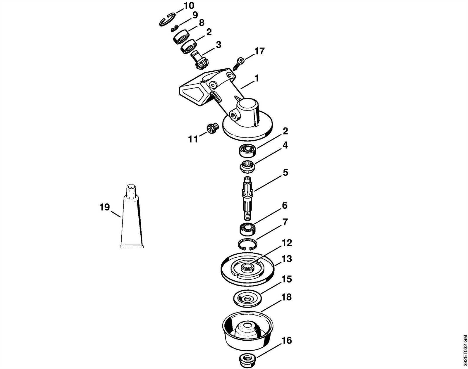 stihl fs130r parts diagram