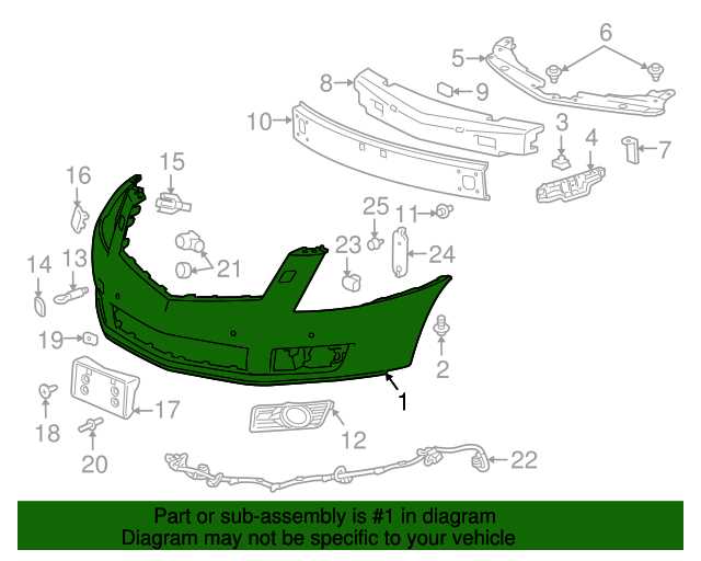 cadillac srx parts diagram