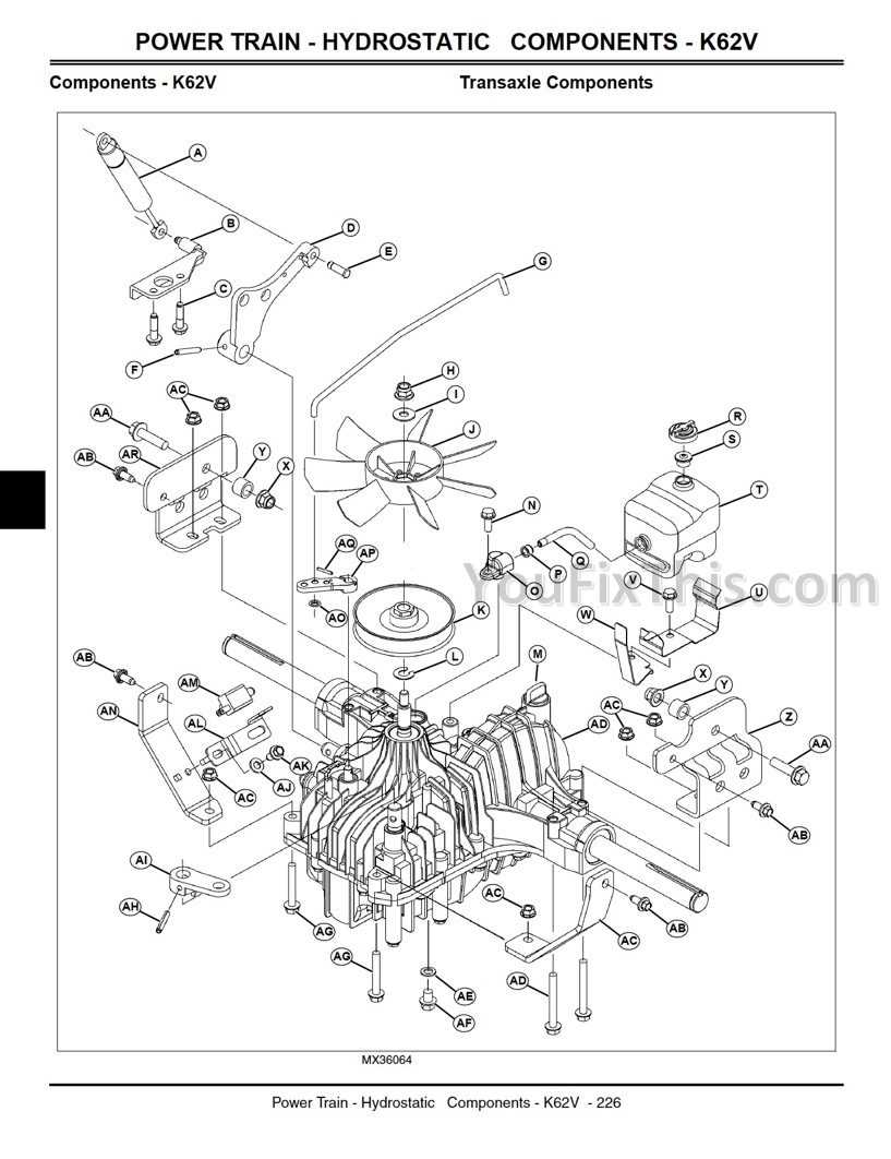 john deere 145 automatic parts diagram