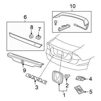 2007 honda civic parts diagram