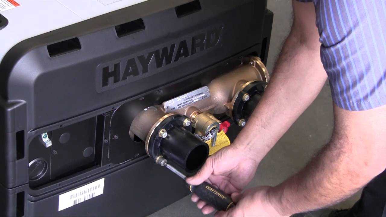 hayward h150 pool heater parts diagram