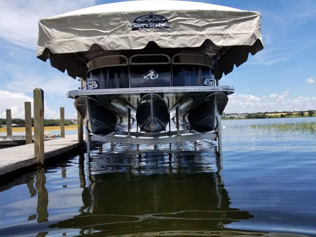 shore station boat lift parts diagram