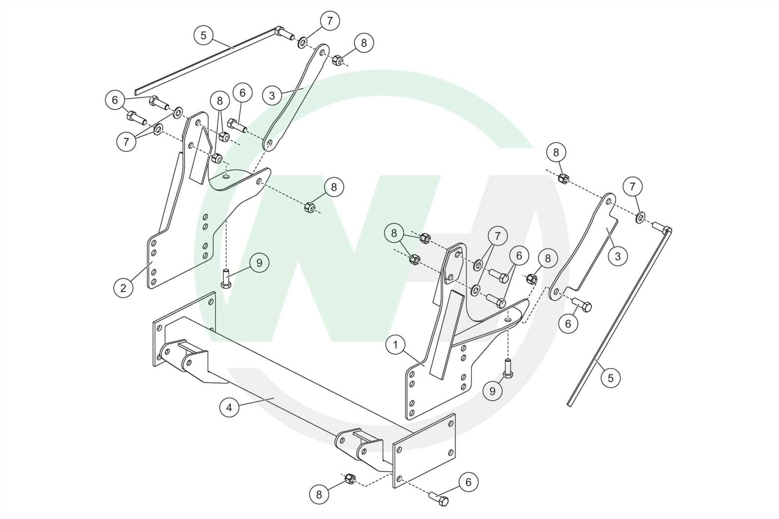 western wideout parts diagram