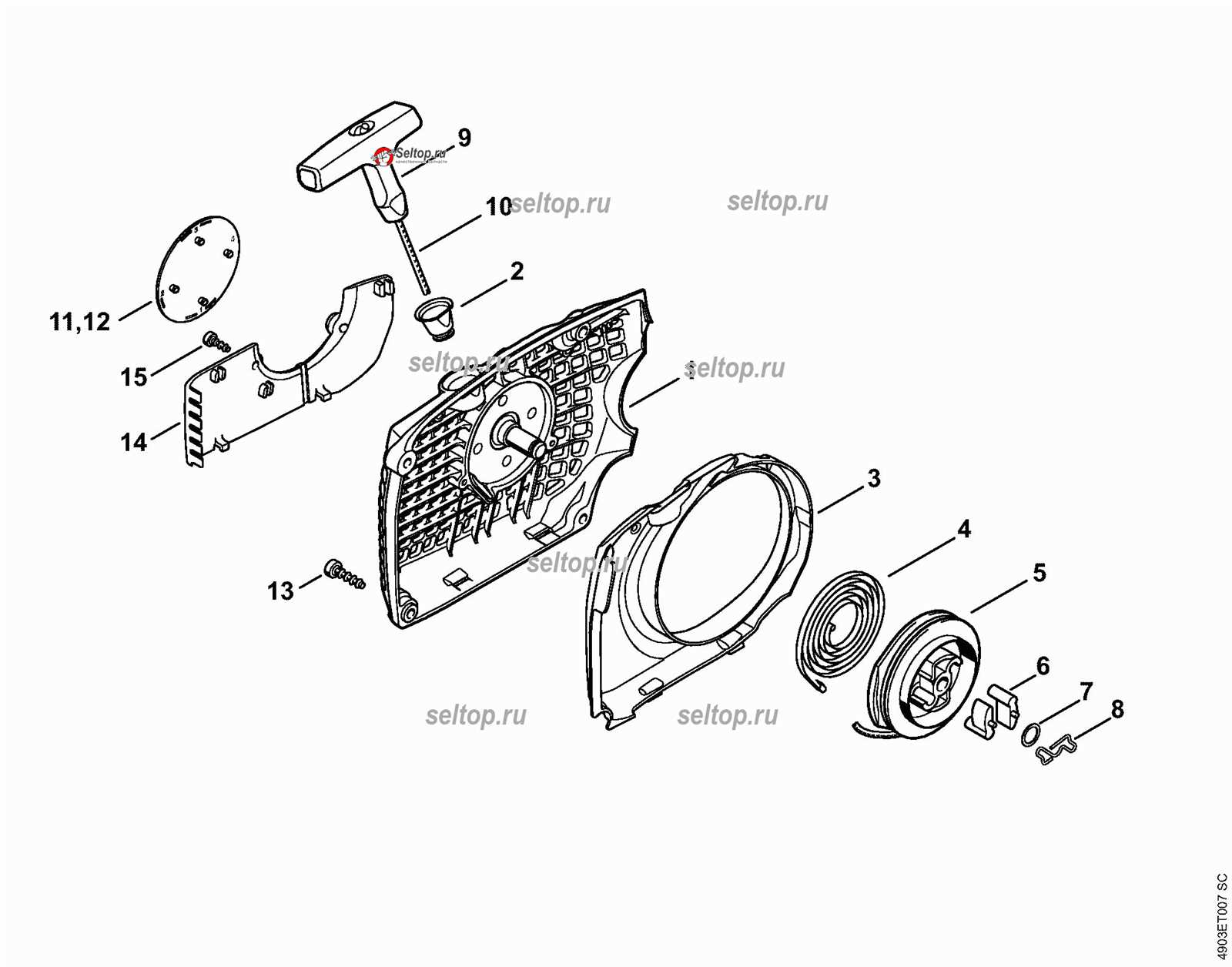 stihl ms 391 parts diagram