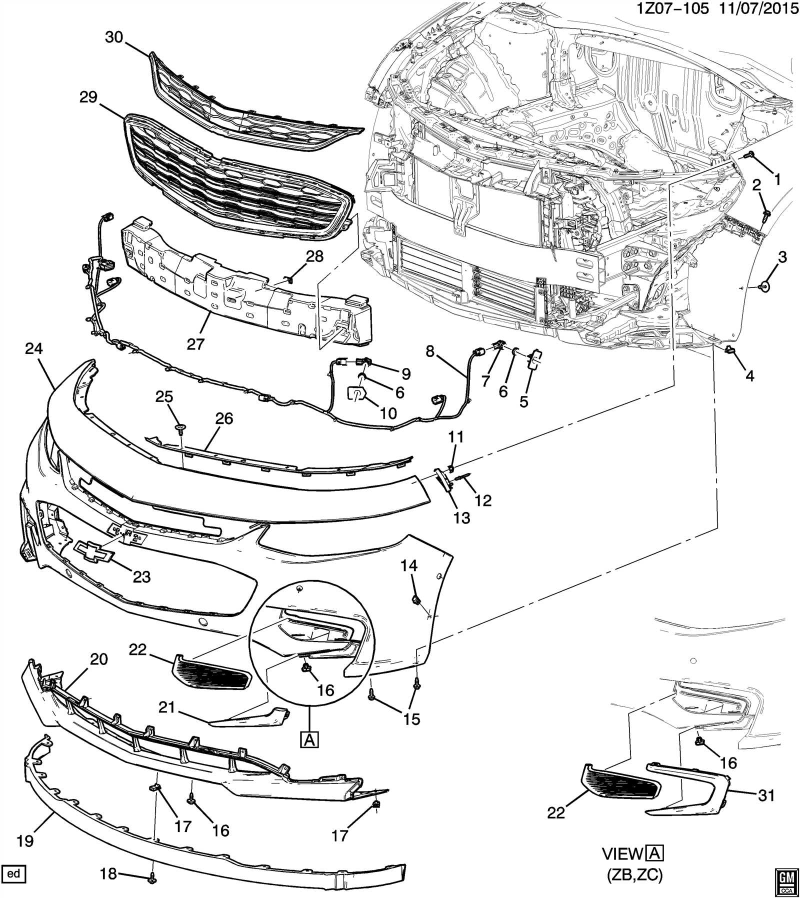 2017 chevy malibu parts diagram