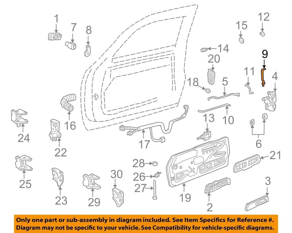 door silverado chevy silverado interior parts diagram