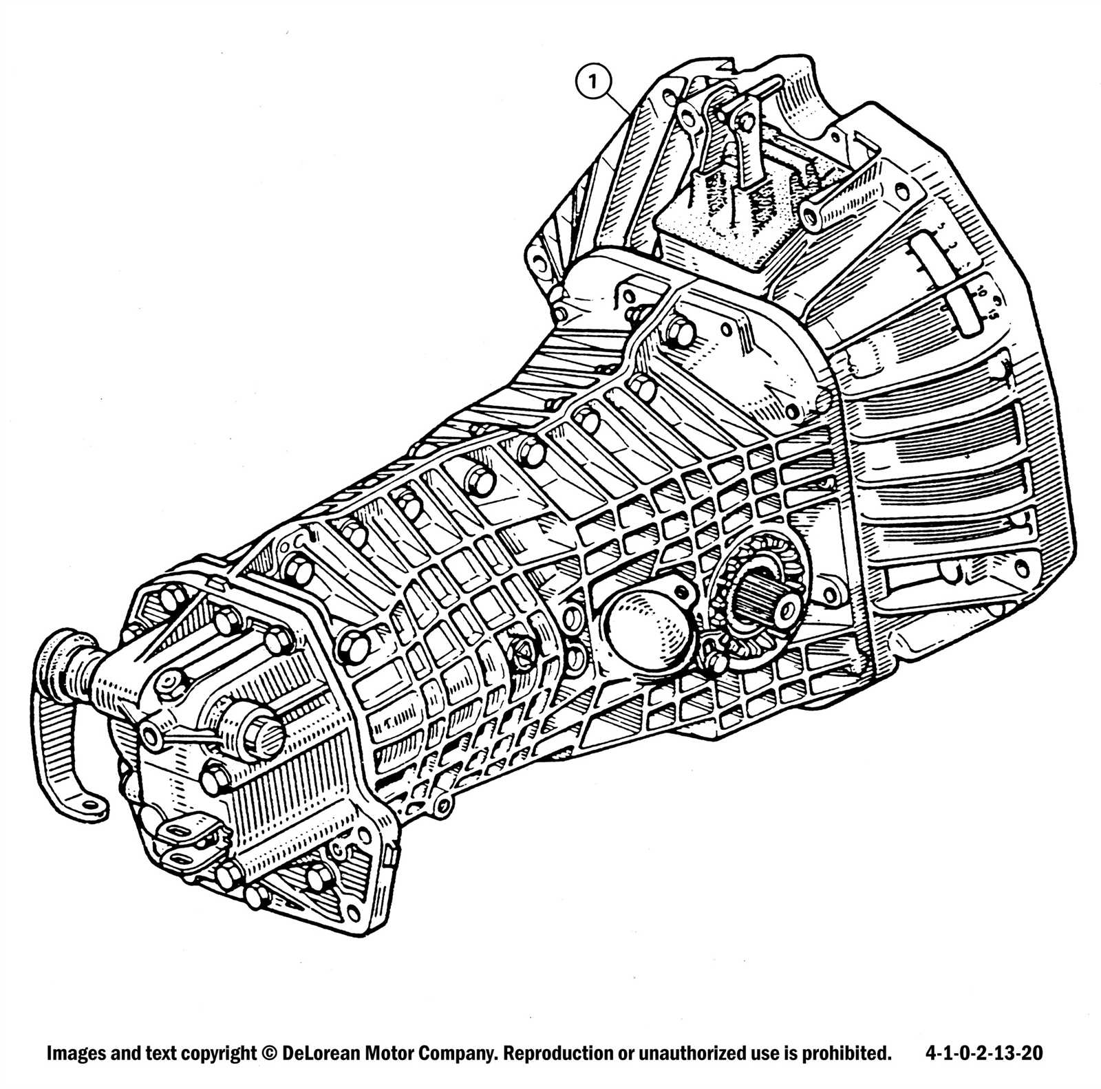 manual transmission parts diagram