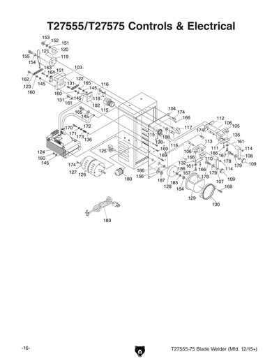 welder parts diagram