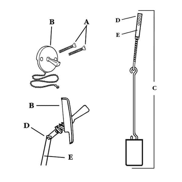 kohler bathtub drain parts diagram