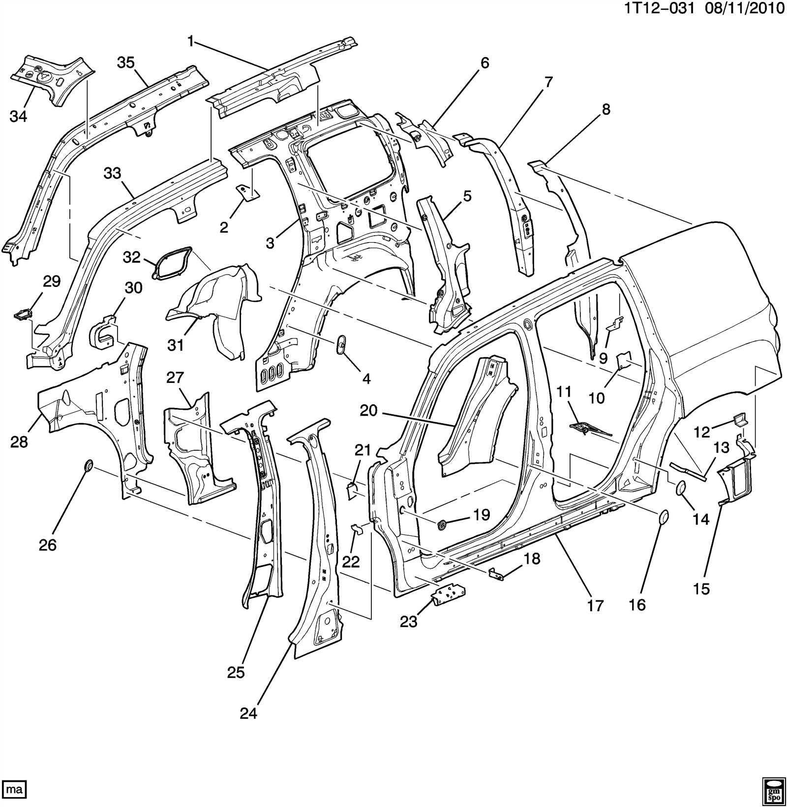 hhr parts diagram