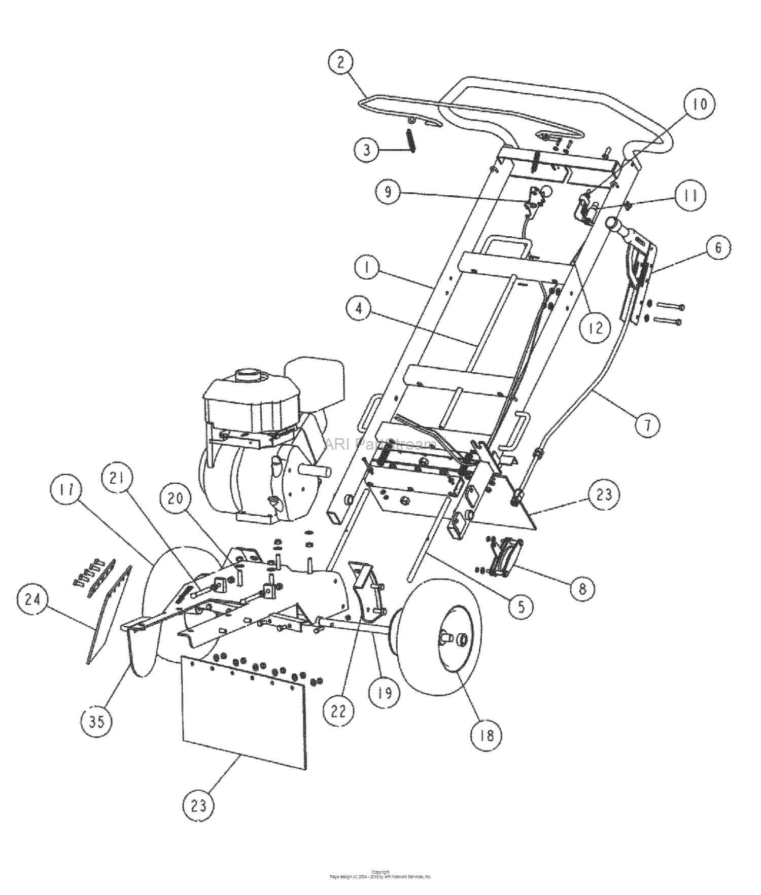 rayco stump grinder parts diagram