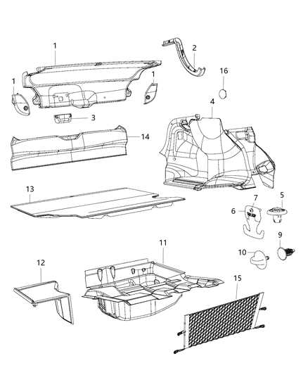 dodge charger body parts diagram