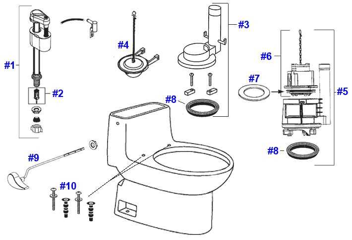 eljer toilet parts diagram