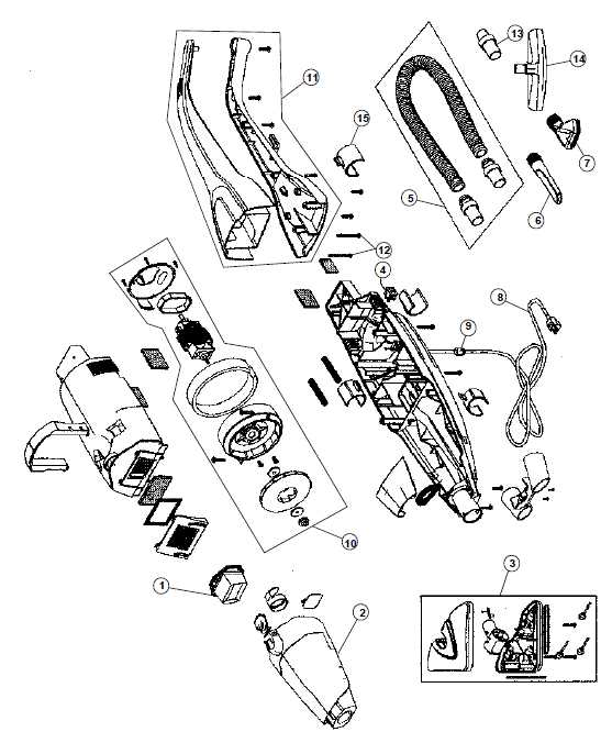 dirt devil vacuum parts diagram